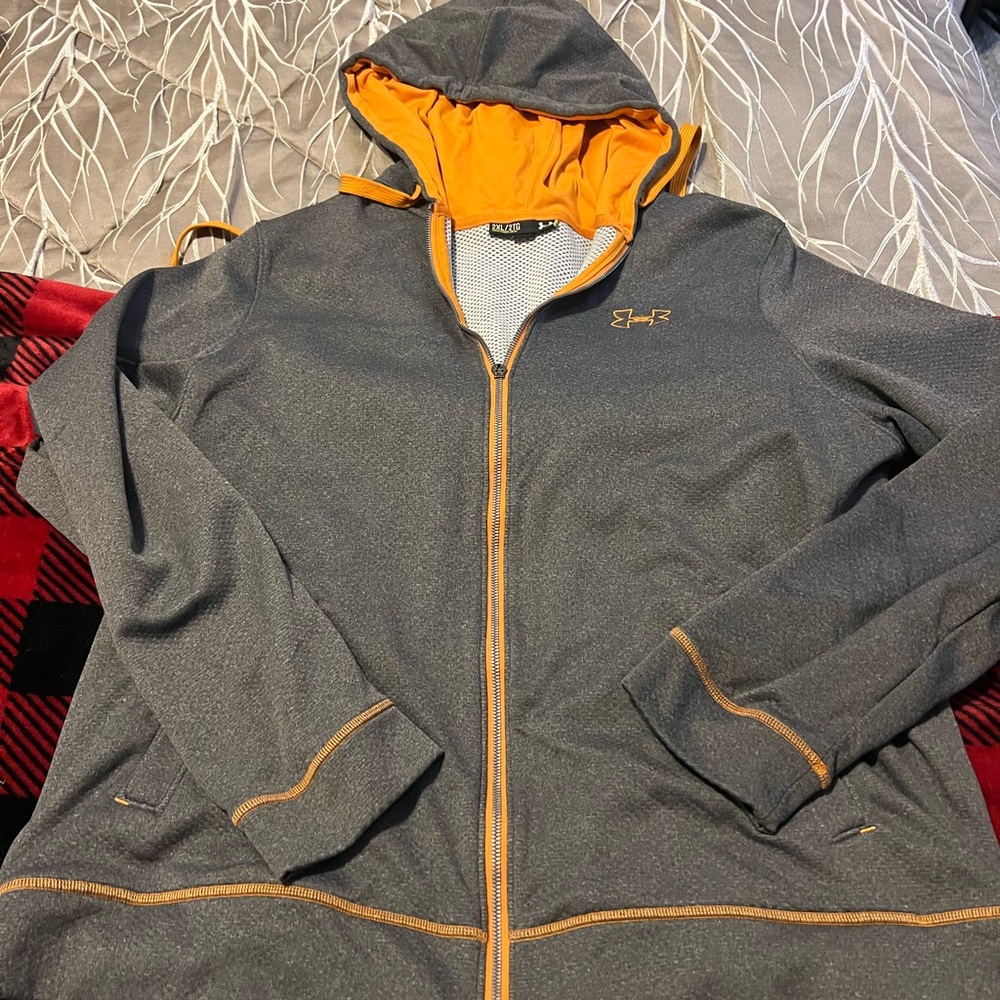 Under Armour Orange and Gray Jacket